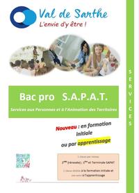page presentation bac SAPAT